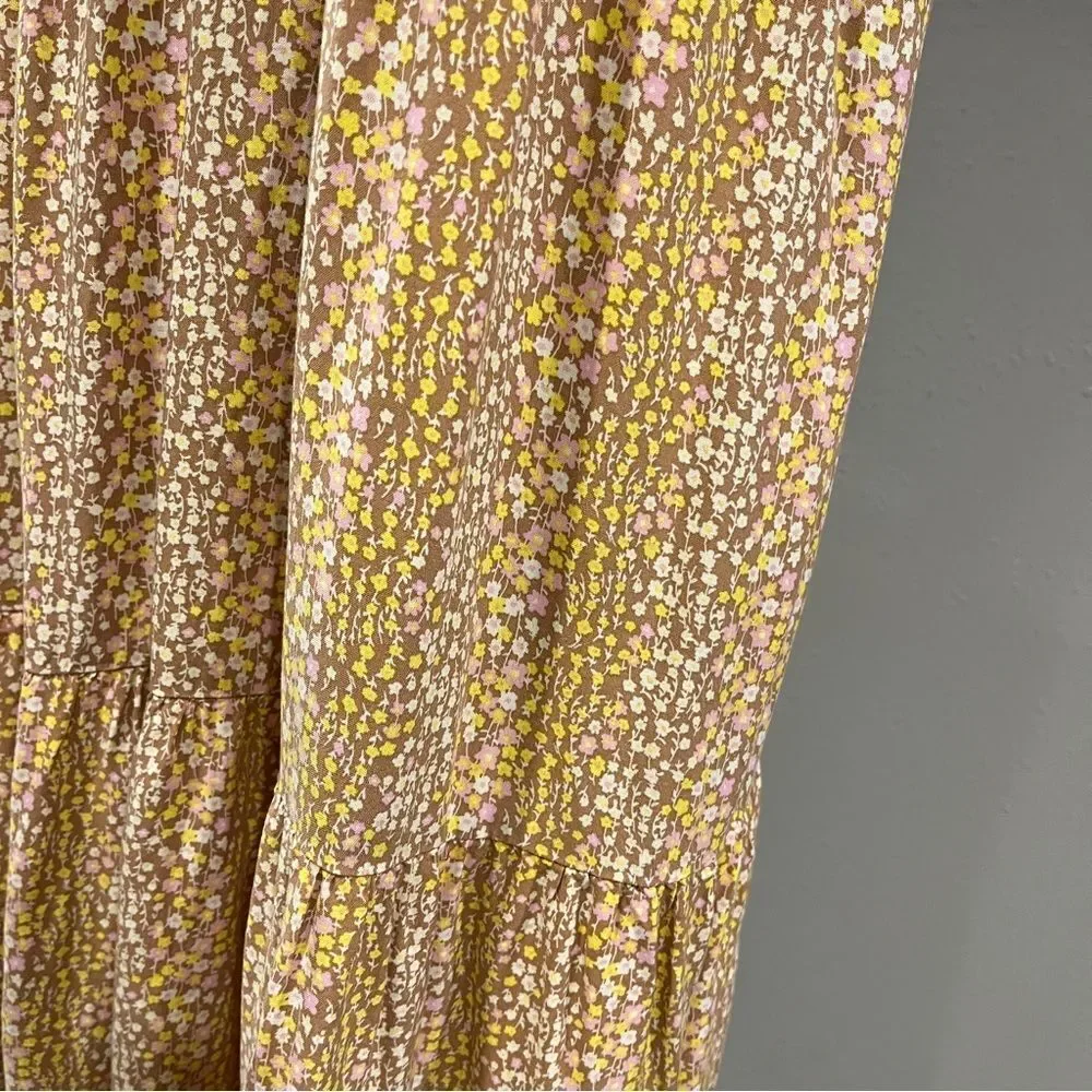 Girl Floral Sleeveless Dress with straps size large‎